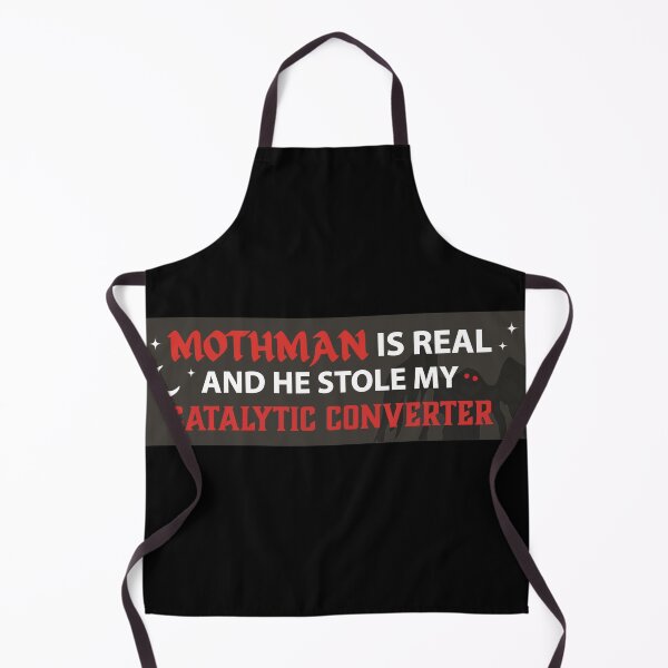 Item preview, Mothman Is Real And He Stole My Catalytic Converter Funny Meme Bumper designed and sold by Jaxym.