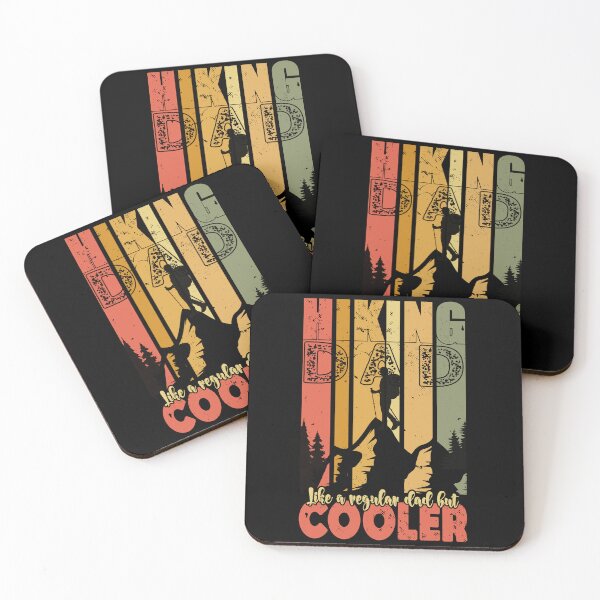 Item preview, Hiking dad like a regular dad but cooler hiking lover funny art designed and sold by REDDLINE.