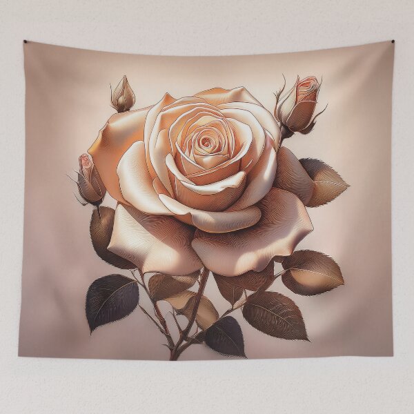 Item preview, A beautiful and realistic design of a single rose.  designed and sold by HEMRO.