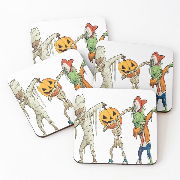 Item preview, Funny Dabbing Halloween Boys Skeleton Zombie Mummy Scary Pumpkin  designed and sold by VISIONSTURME.