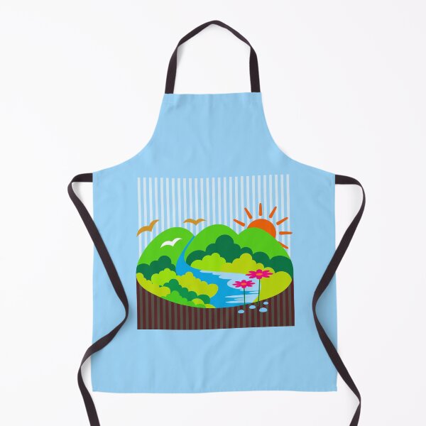 Item preview, Nature Landscaping Scenery Graphic Art Composition designed and sold by Wiggly Lines.