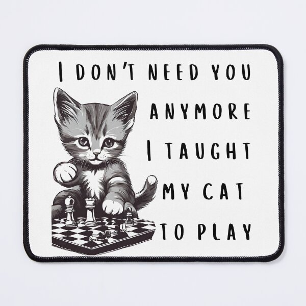 Item preview, I taught my cat to play designed and sold by Petthecatshop.