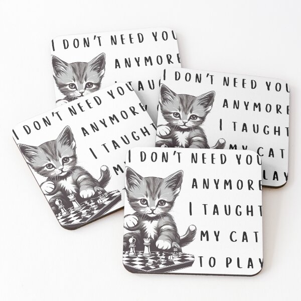 Item preview, I taught my cat to play designed and sold by Petthecatshop.