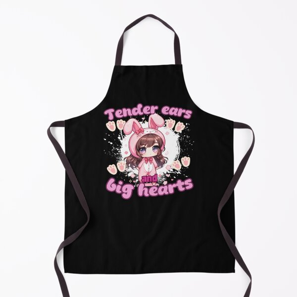 Item preview, tender ears end big heart, kawaii illustration of chibi with rabbit costume designed and sold by LWOI.