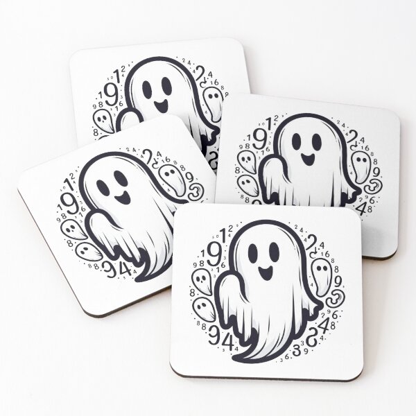 Item preview, anime-style Halloween ghost counting designed and sold by CeammiShop.