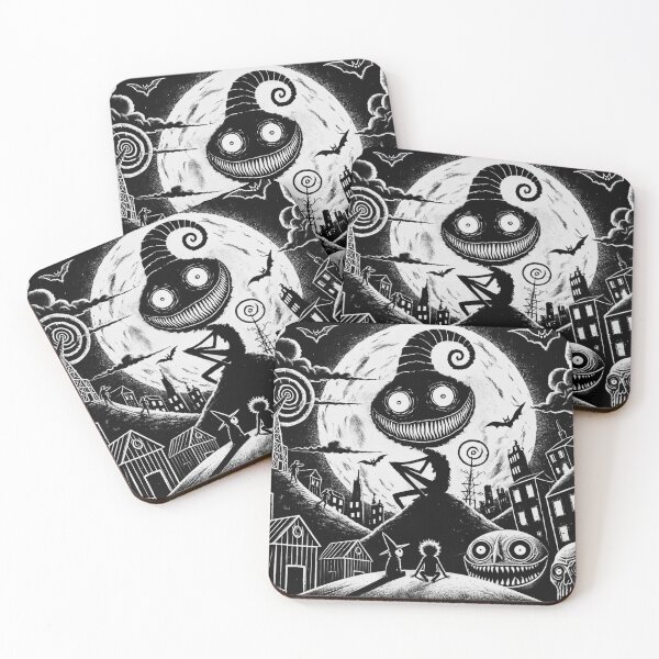Item preview, Halloween Monsters on White Background designed and sold by Blink Art Studio.