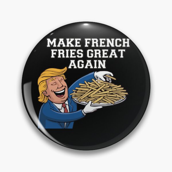 Aperçu de l'œuvre Le drôle de Donald Trump rend les frites à nouveau géniales créée et vendue par BHMARTS.