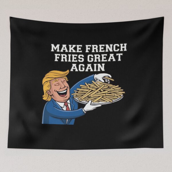 Aperçu de l'œuvre Le drôle de Donald Trump rend les frites à nouveau géniales créée et vendue par BHMARTS.