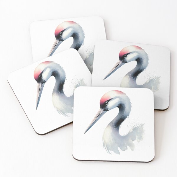 Item preview, Watercolor Crane designed and sold by Blink Art Studio.
