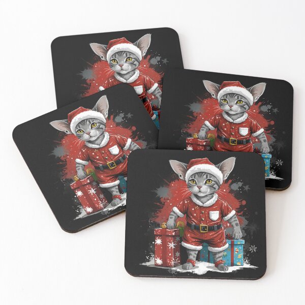 Item preview, Shorthair cat Christmas gifts designed and sold by Furrifico.