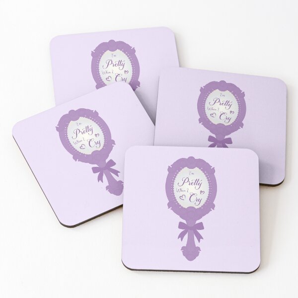 Item preview, I'm pretty when I cry mirror designed and sold by coquettecat.