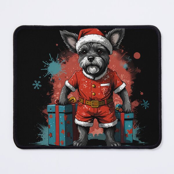 Item preview, Schnauzer dog Christmas gifts designed and sold by Furrifico.