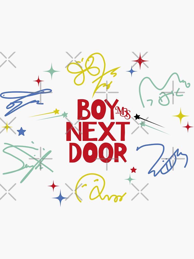 DESIGN INSPIRED BY THE BOYNEXTDOOR GROUP SIGNATURE