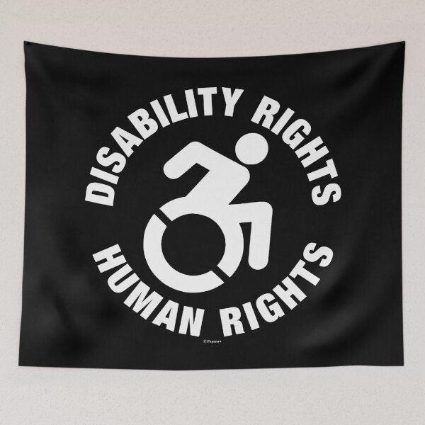 Item preview, DISABILITY RIGHTS HUMAN RIGHTS designed and sold by Paparaw.