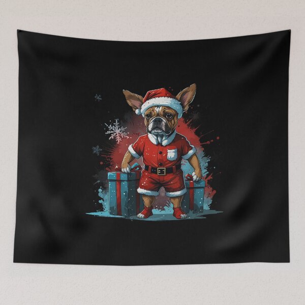 Item preview, Bulldog dog Christmas gifts designed and sold by Furrifico.