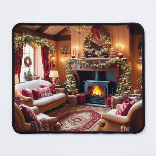 Item preview, Beautiful Retro Christmas Cottage designed and sold by T-shirtMill.