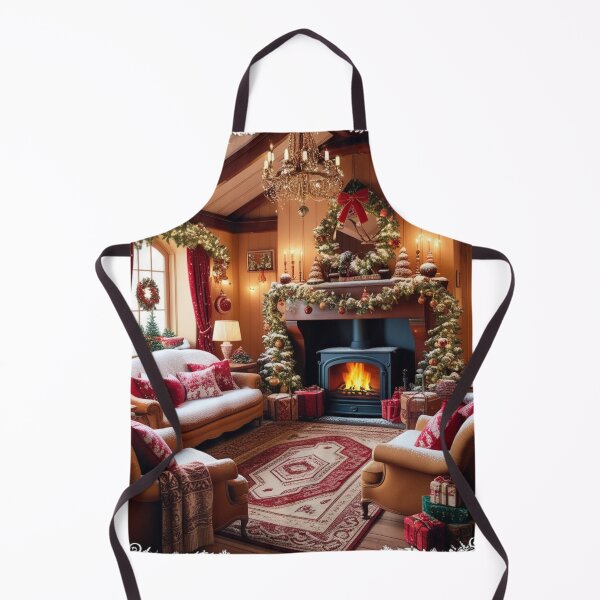 Item preview, Beautiful Retro Christmas Cottage designed and sold by T-shirtMill.