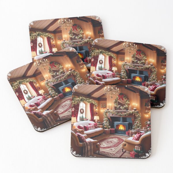 Item preview, Beautiful Retro Christmas Cottage designed and sold by T-shirtMill.