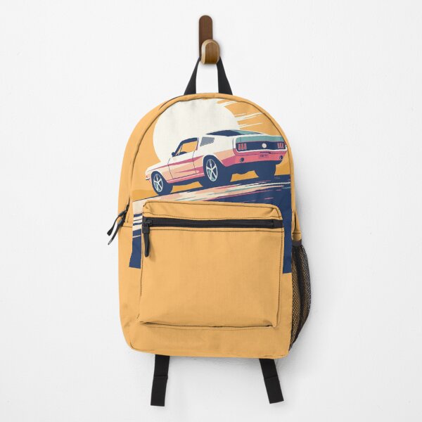 Item preview, Vintage Mustang Ford Colorful Illustration designed and sold by blackdogshop.