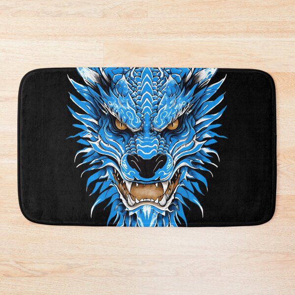Item preview, Blue Tribal Dragon designed and sold by LarkspurAndTea.