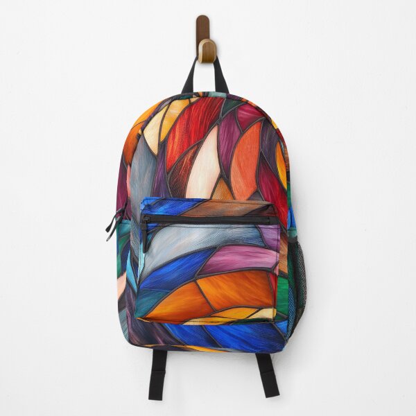 Item preview, Colorful Faux Stained Glass in a spiral pattern designed and sold by KingExpressions.