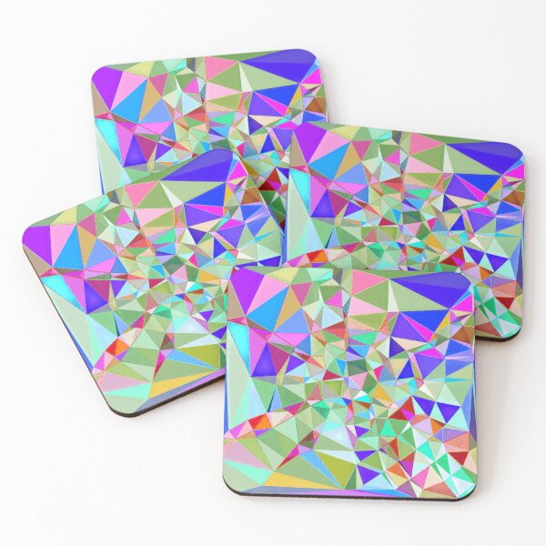 Item preview, Abstract Multicolored Scattered Fractal Pop 8 designed and sold by SXW Designs.