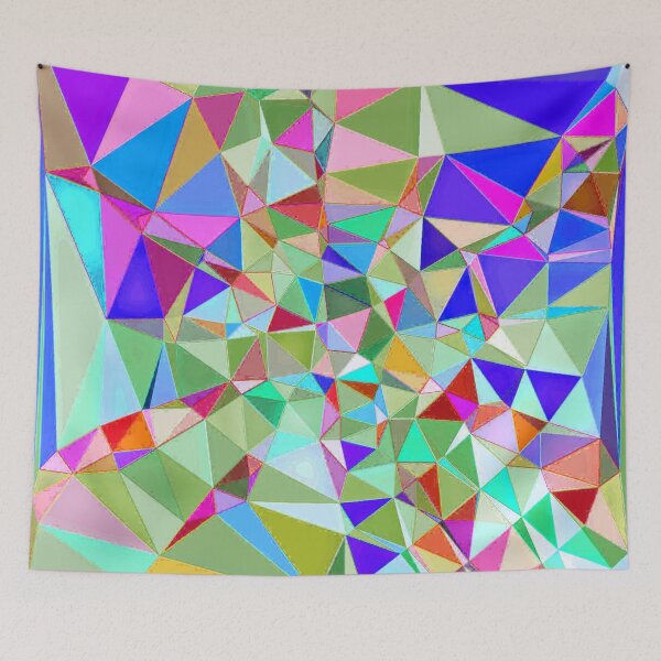Item preview, Abstract Multicolored Scattered Fractal Pop 8 designed and sold by SXW Designs.
