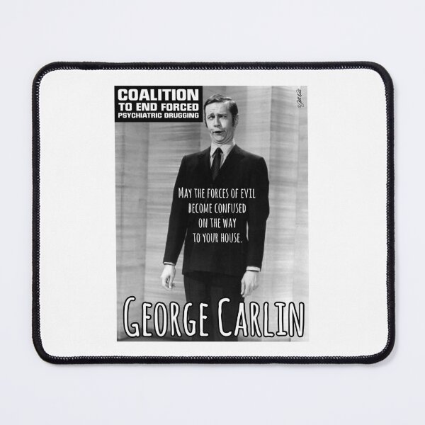 Item preview, George Carlin designed and sold by Jill Kesti.