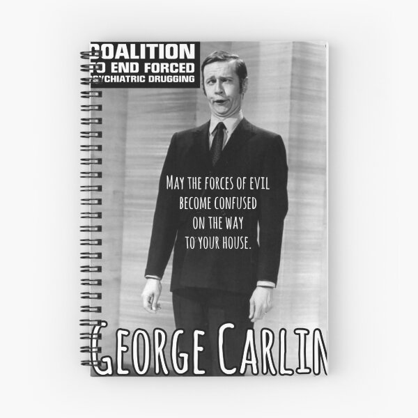 Item preview, George Carlin designed and sold by Jill Kesti.