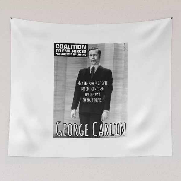 Item preview, George Carlin designed and sold by Jill Kesti.