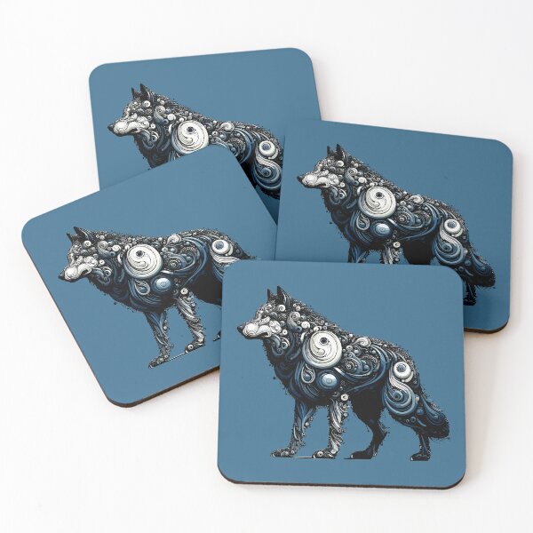 Item preview, Paisley Wolf Design designed and sold by Artbyminga.