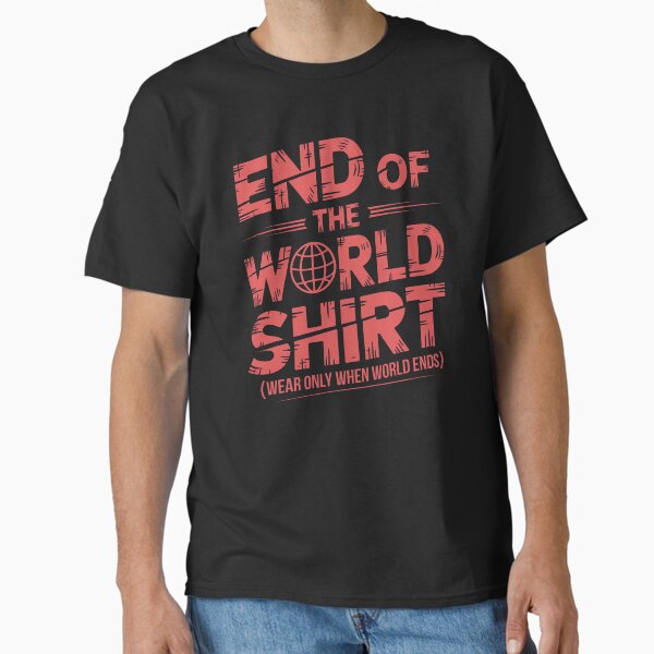 Item preview, Apocalypse Survival Design - End of the World Grunge Tee for Dark Humor Lovers designed and sold by FocusedPatterns.