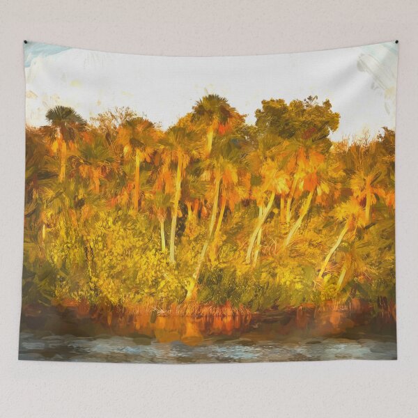 Item preview, Sunset Palm Trees Merritt Island National Wildlife Refuge X100  designed and sold by RichFrancoCars.