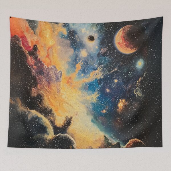 Item preview, A vibrant and expressive design of explosion of stars in space. designed and sold by HEMRO.