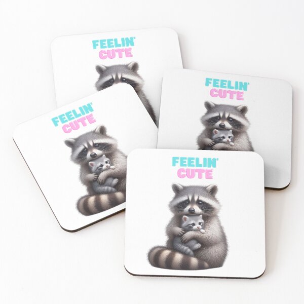 Item preview, Raccoon cute love cat designed and sold by MTsur.