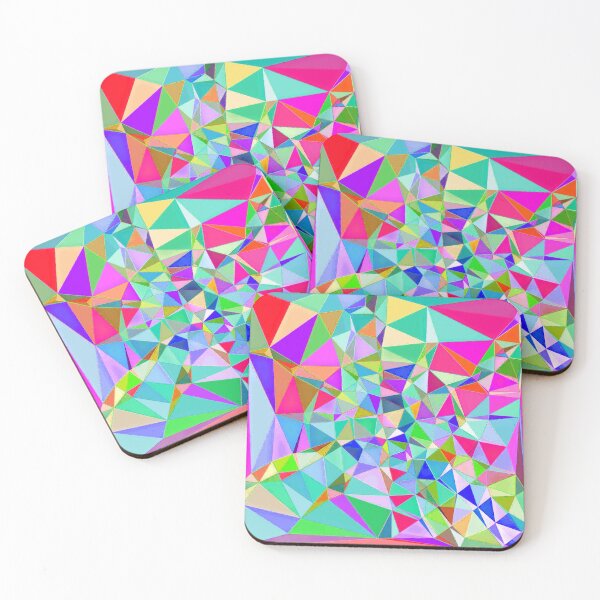 Item preview, Abstract Multicolored Scattered Fractal Pop 11 designed and sold by SXW Designs.