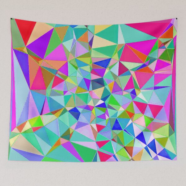 Item preview, Abstract Multicolored Scattered Fractal Pop 11 designed and sold by SXW Designs.