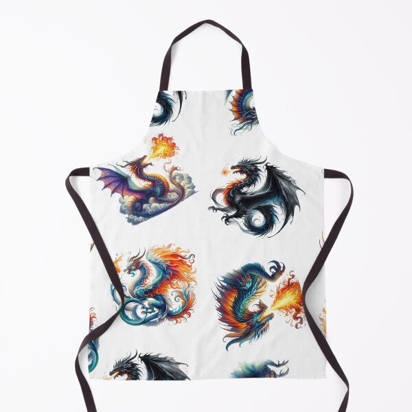 Item preview, Fantasy Fire Breathing Dragon Pattern designed and sold by lauriedart.