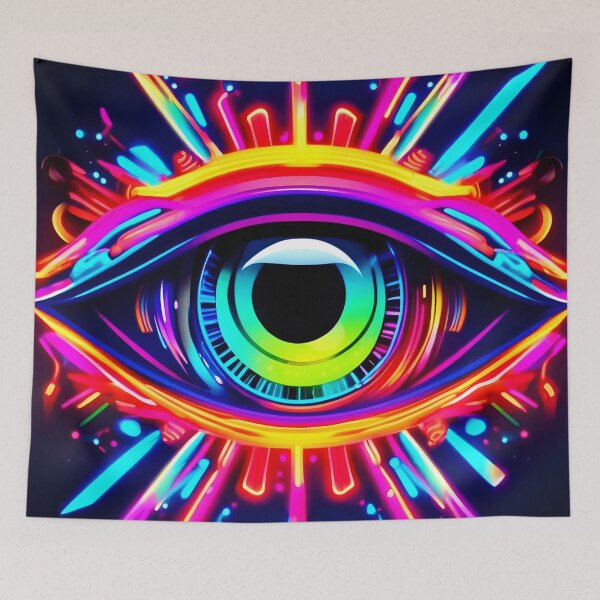 Item preview, Psychedelic Eye of the Universe Art designed and sold by Health And Fitness Posts e-Store.