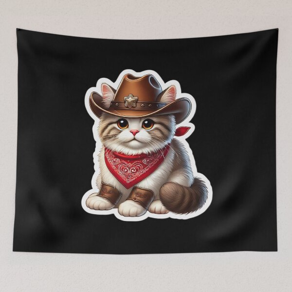 Item preview, Cowboy Kitty: The Wild West Feline Sheriff. designed and sold by Linework Studio.