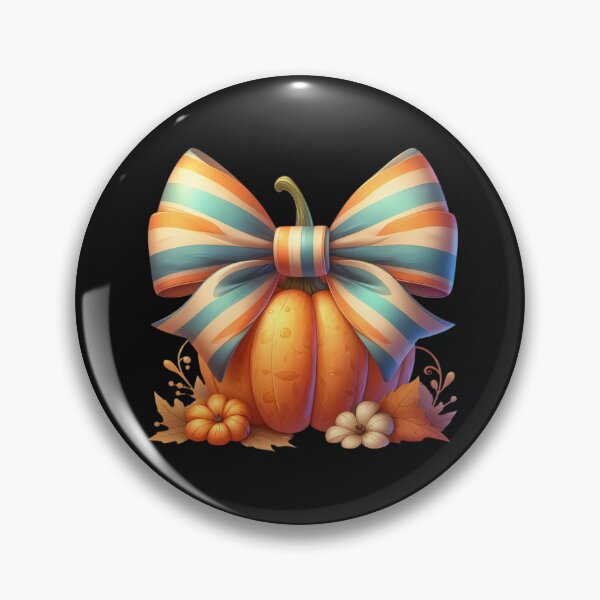 Item preview, Pumpkin Coquette Bow designed and sold by stylishdzign.