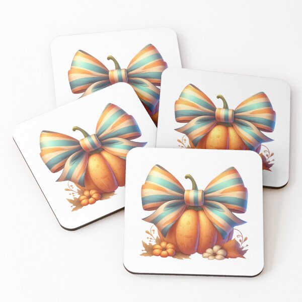 Item preview, Pumpkin Coquette Bow designed and sold by stylishdzign.