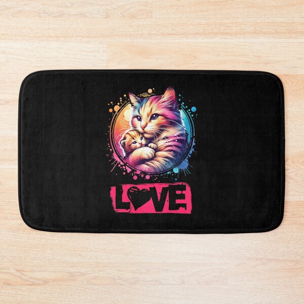 Item preview, Cat holds young kitten in its paws designed and sold by ReneMM.