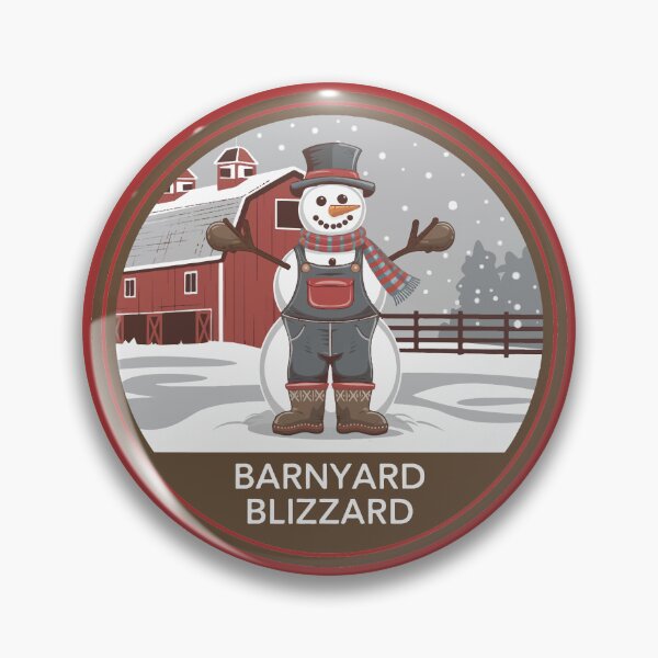 Item preview, Barnyard Blizzard Vintage Snowman designed and sold by vfxbear.