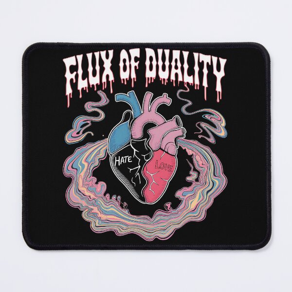 Item preview, Psychedelic Love & Hate Art - Flux of Duality Design designed and sold by FocusedPatterns.