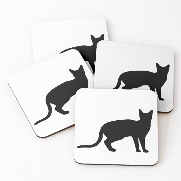 Item preview, Mystique of the Feline: An Elegant Cat Silhouette, Unique designed and sold by villacreativa.