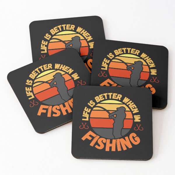Item preview, Vintage Fishing Sunset – Life Is Better When I Fish designed and sold by boboodesigns.
