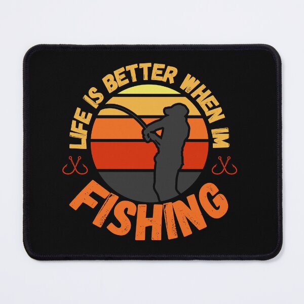 Item preview, Vintage Fishing Sunset – Life Is Better When I Fish designed and sold by boboodesigns.