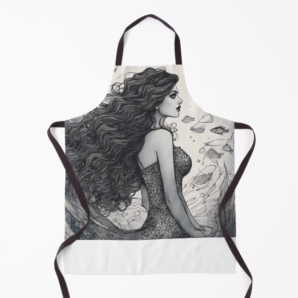 Item preview, Mermaid - Watercolor & Ink 28 designed and sold by KBMediaArt.