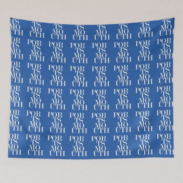Item preview, Portsmouth UK City Typography Minimalist Artwork designed and sold by kakarikihill.
